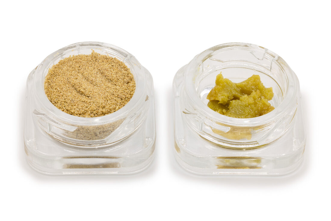 Cannabis flower product photography