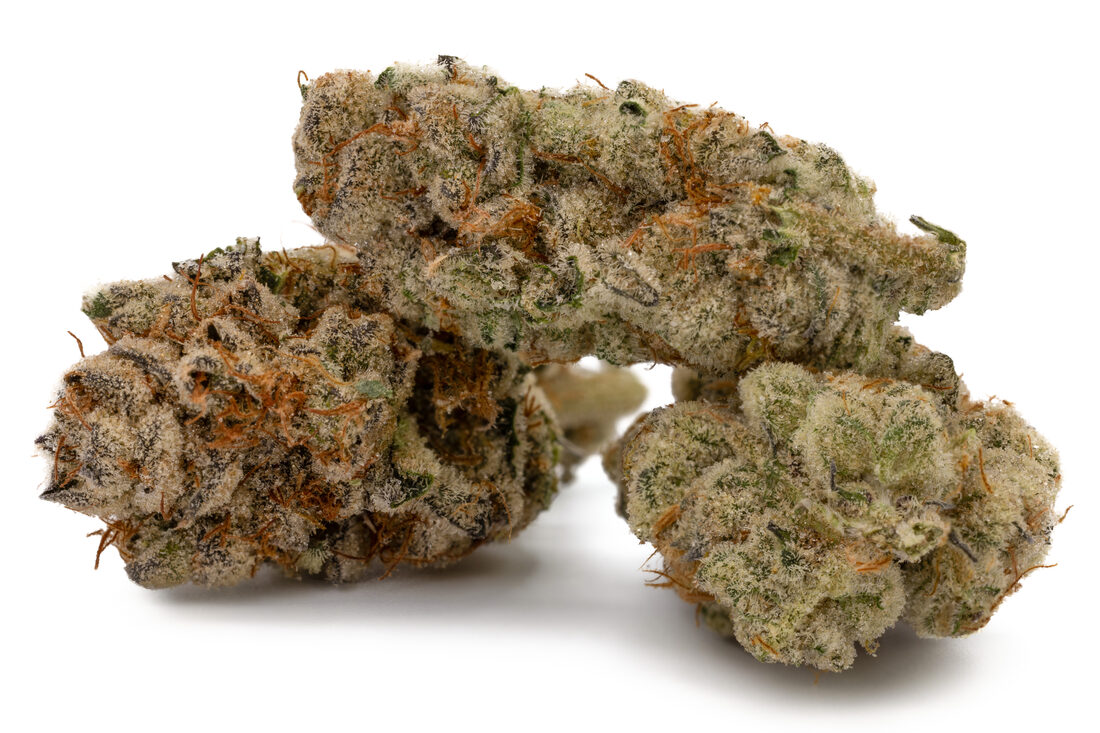 Cannabis flower product photography