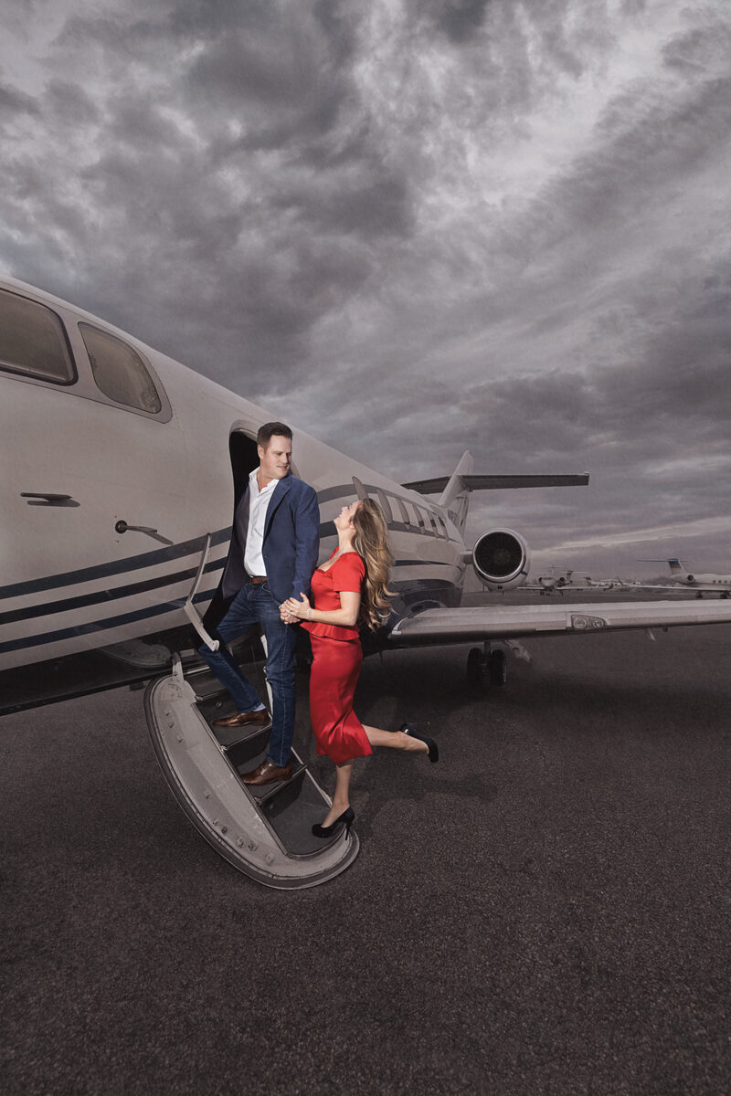 Private jet detail